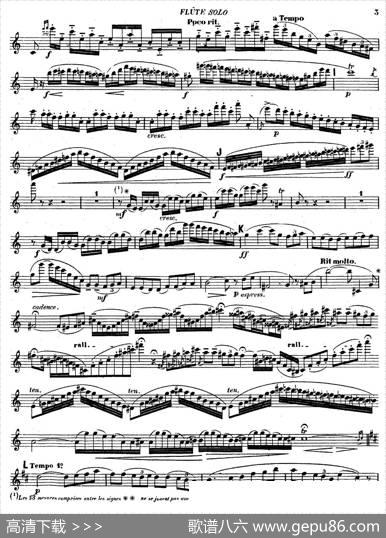 ConcertinoOp107（长笛协奏曲长笛独奏）|Chaminade（沙米娜德）
