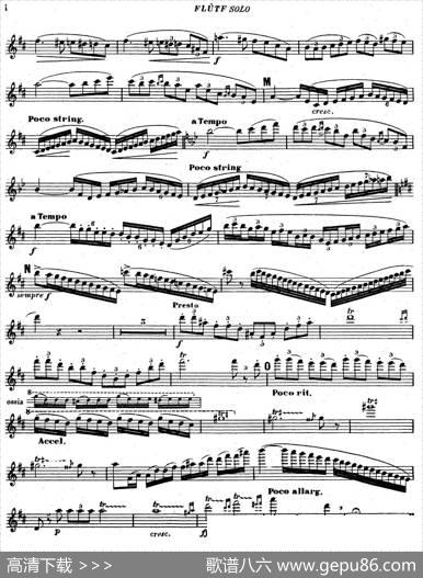 ConcertinoOp107（长笛协奏曲长笛独奏）|Chaminade（沙米娜德）