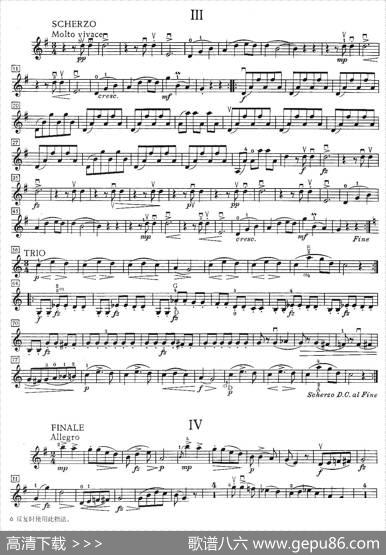 G大调小提琴小奏鸣曲作品100（SonatinaGMajorop.100）|德沃夏克（Dvorak）