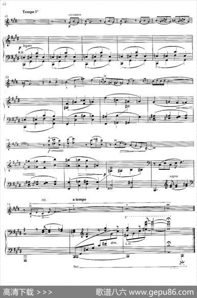 ThreePreludesforPiano·Ⅱ（为钢琴而作的三首前奏曲·Ⅱ）（小提琴+钢琴伴奏）|乔治·格什温曲，海菲茨改编