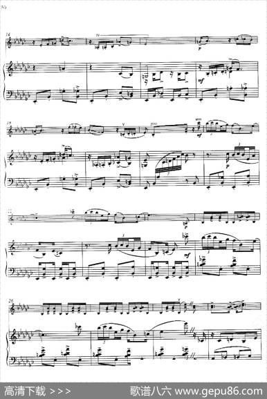 ThreePreludesforPiano·Ⅲ（为钢琴而作的三首前奏曲·Ⅲ）（小提琴+钢琴伴奏）|乔治·格什温曲，海菲茨改编