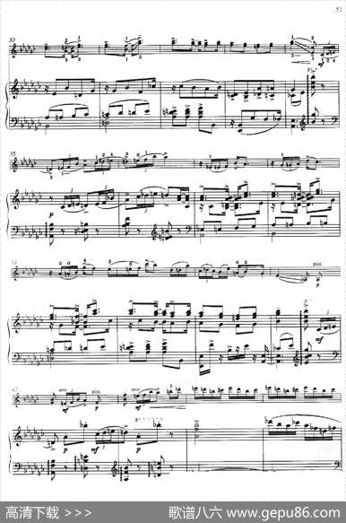 ThreePreludesforPiano·Ⅲ（为钢琴而作的三首前奏曲·Ⅲ）（小提琴+钢琴伴奏）|乔治·格什温曲，海菲茨改编