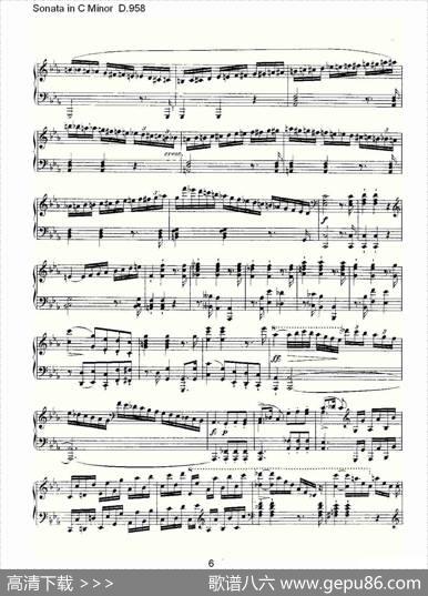 SonatainCMinorD.958（C小调奏鸣曲D.958）