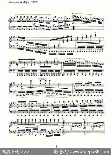 SonatainAMajorD.959（A大调奏鸣曲D.959）