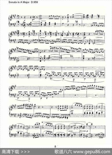 SonatainAMajorD.959（A大调奏鸣曲D.959）