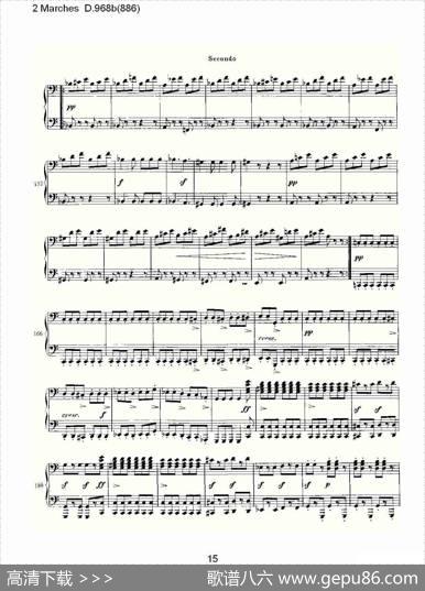 2MarchesD.968b（886[2进行曲D.968]）