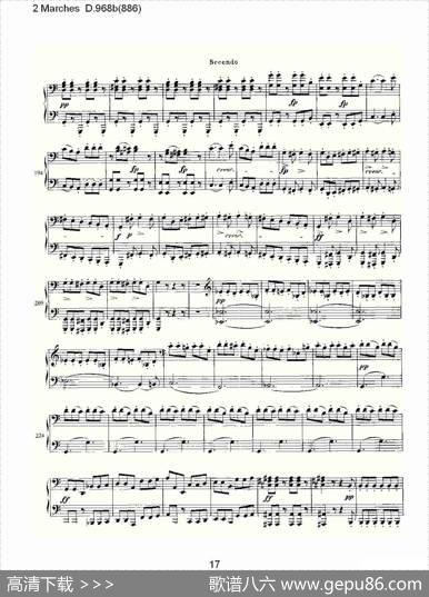 2MarchesD.968b（886[2进行曲D.968]）