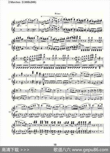 2MarchesD.968b（886[2进行曲D.968]）