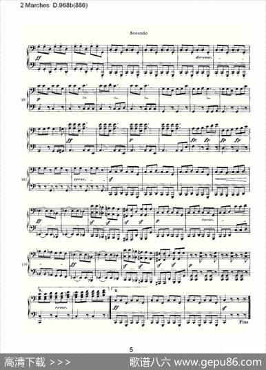 2MarchesD.968b（886[2进行曲D.968]）