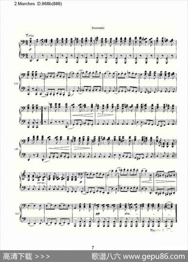 2MarchesD.968b（886[2进行曲D.968]）