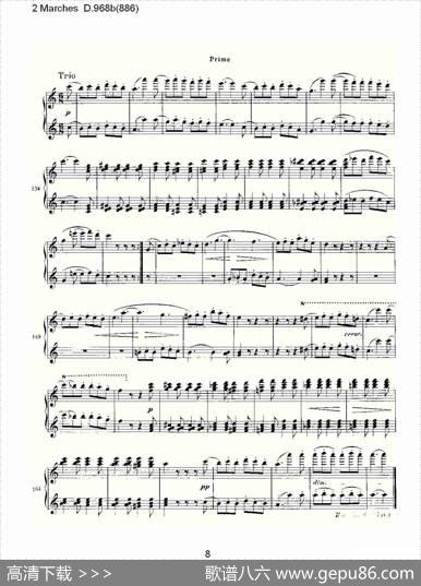 2MarchesD.968b（886[2进行曲D.968]）