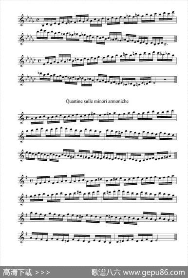 实用的萨克斯音阶练习曲集（P16——30）