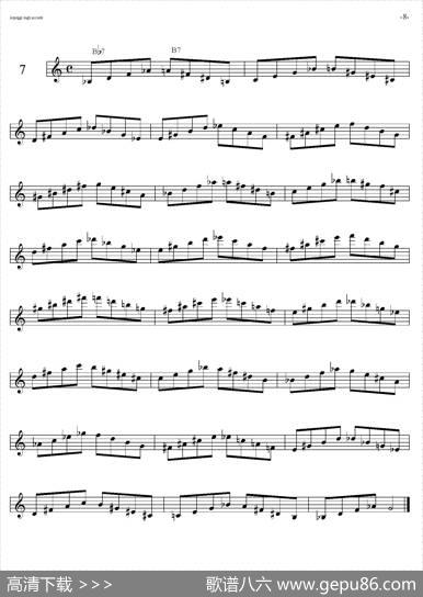 SaxArpeggisassofonoF（音阶练习（上）6——10）|Marini（马里尼）