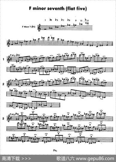 jazz经典分解和声练习