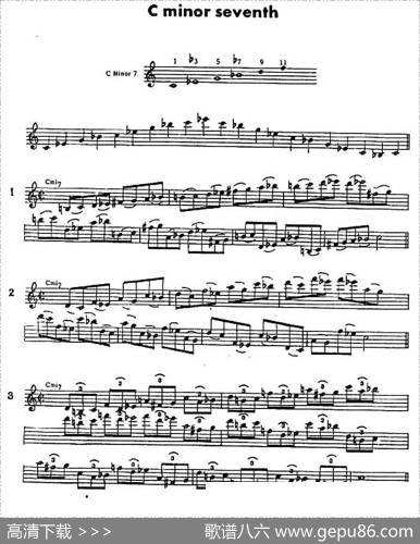 jazz经典分解和声练习