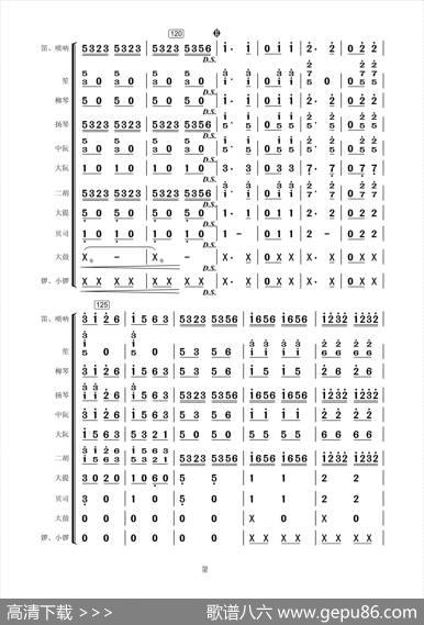 载歌载舞（民乐合奏总谱）|张殿英曲、俊杰编配