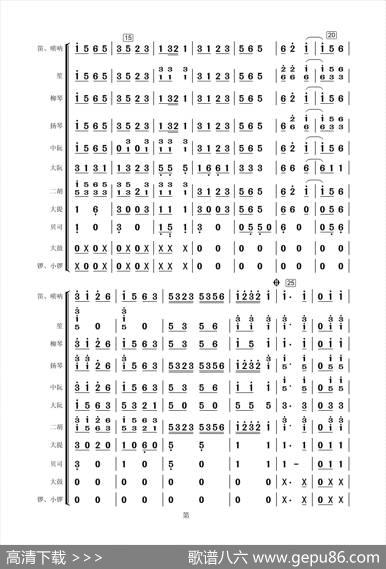 载歌载舞（民乐合奏总谱）|张殿英曲、俊杰编配