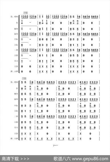 载歌载舞（民乐合奏总谱）|张殿英曲、俊杰编配