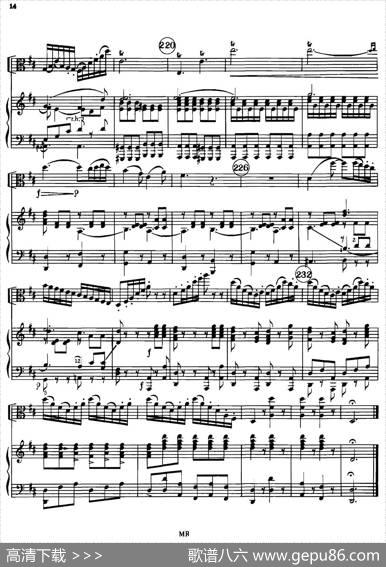 FANTASIE（幻想曲）（中提琴+钢琴伴奏）|胡摩尔