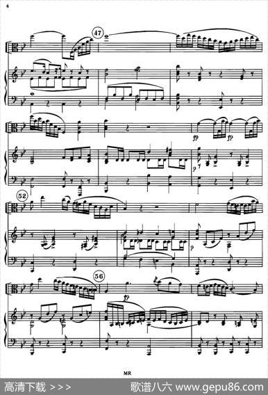 FANTASIE（幻想曲）（中提琴+钢琴伴奏）|胡摩尔