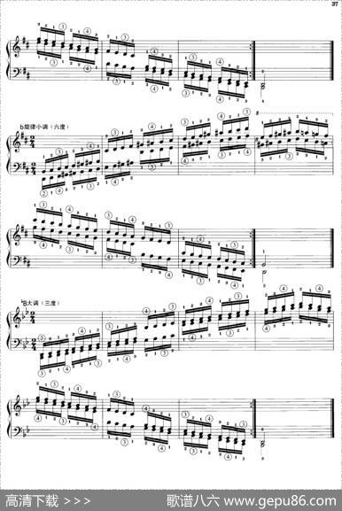 钢琴音阶练习：三度、六度同向四个八度|沈琪编著