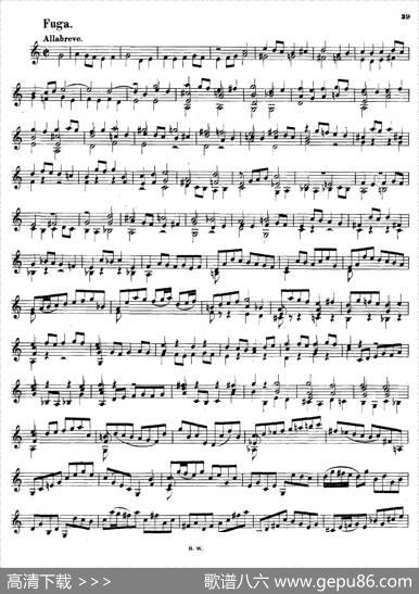 SONATAⅢ（奏鸣曲Ⅲ）|Bach（巴赫）