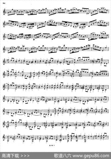 SONATAⅢ（奏鸣曲Ⅲ）|Bach（巴赫）