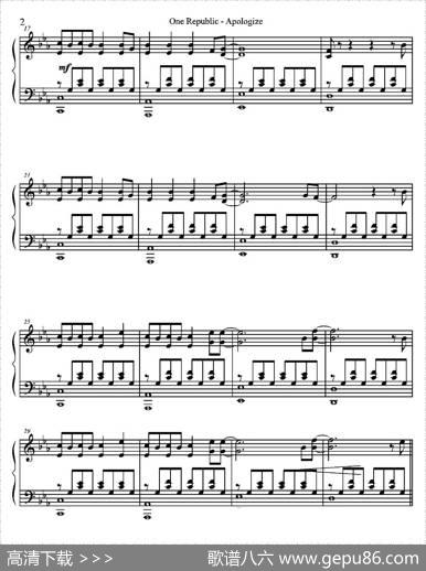 OneRepublic-Apologize|TonyDao