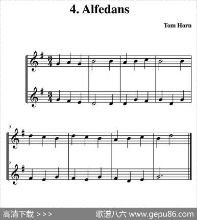 Alfedans（简易二重奏）|TomHorn（霍恩·汤姆）