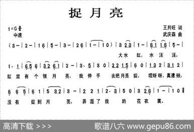 捉月亮 - 王月旺|武庆森