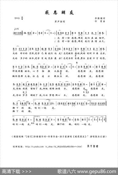 感恩朋友（李维福词印青曲） - 李维福|印青