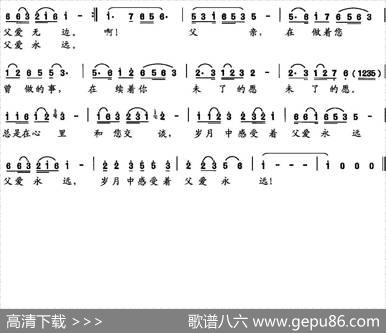 父爱永远（李跃霞词韩建强曲） - 李跃霞|韩建强