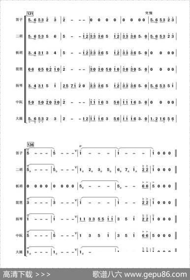 共度好时光（亦弛编曲·总谱）（器乐合奏.喜庆用）|宋书华原曲亦弛改编
