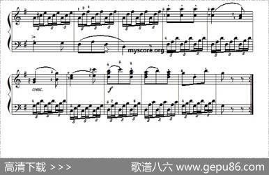 车尔尼599第62首曲谱及练习指导