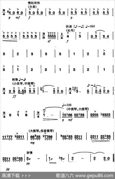 革命交响音乐《智取威虎山》：二、夹皮沟遭劫
