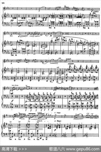 VIOLINSONATANo.2inGmajor（G大调第二小提琴奏鸣曲）（Ⅱ）（小提琴+钢琴伴奏）|GRIER（格里格）