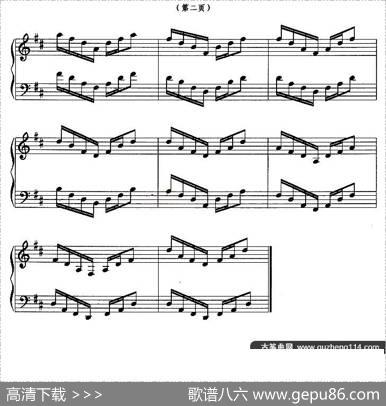 古筝练习：双手练习（10）