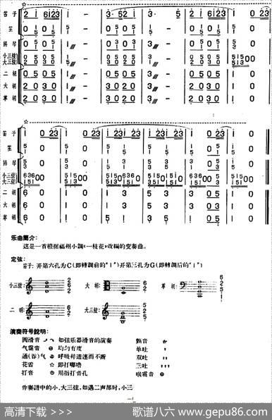 一枝春（笛子独奏+民乐队伴奏）|陈戈编曲