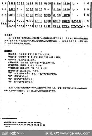 闽海渔歌（组曲）（福建民乐合奏）|纪经亩、江吼、白厚、陈福例原作江吼改编
