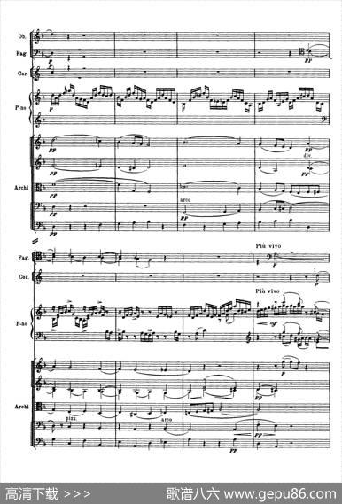 拉赫玛尼诺夫第三钢琴协奏曲总谱完整版（P1—20）|谢尔盖·瓦西里耶维奇·拉赫玛尼诺夫