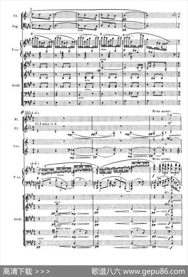 拉赫玛尼诺夫第三钢琴协奏曲总谱完整版（P41—60）|谢尔盖·瓦西里耶维奇·拉赫玛尼诺夫
