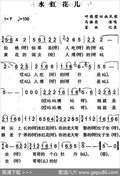 水红花儿（呼图壁回族民歌）|富林记录