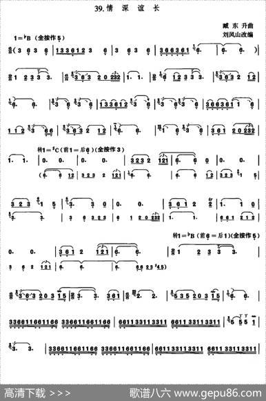 情深谊长（刘凤山改编版）|臧东升曲、刘凤山改编