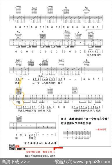 理想（酷音小伟编配、E调教学版） - 赵雷|赵雷