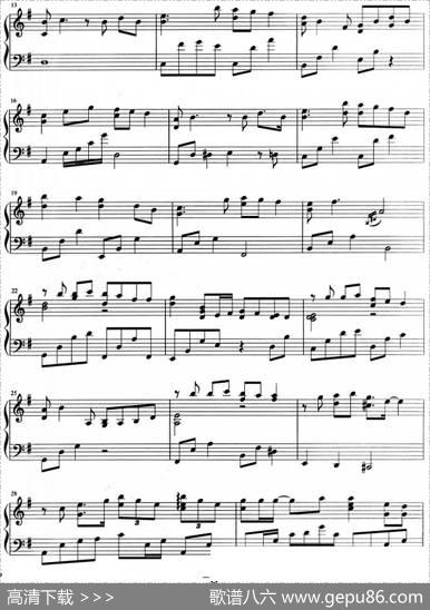 流行歌曲改编的钢琴曲：一个人失忆 - 刘伟恩|李偲菘