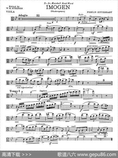 IMOGEN（Shakespeare）（中提琴）|FIDELISZITTERBART