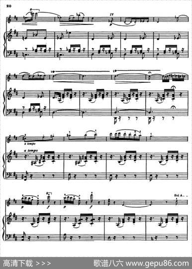 CarmenConcertFantastOp.25（Ⅲ）（小提琴+钢琴伴奏）|Sarasate（萨拉萨蒂）