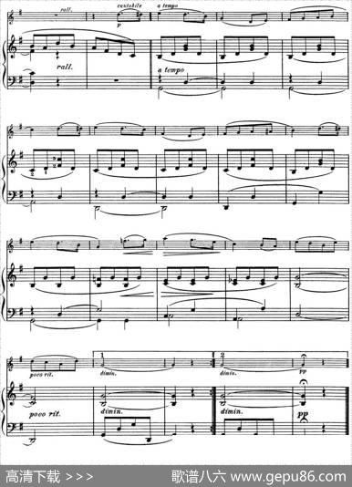 25首小提琴曲合集：Berceuse.（CradleSong.）（OSCARKOHLER.Op.160No.1）（小提琴+钢琴伴奏）|BENONILAGYE