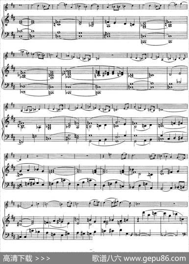 25首小提琴曲合集：Melody.（F.TH.CURSCH-BUHRENOp.157，No.1）（小提琴+钢琴伴奏）|BENONILAGYE