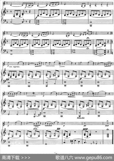 25首小提琴曲合集：Reverie.（ANTONGILIS.Op.50，No.1）（小提琴+钢琴伴奏）|BENONILAGYE